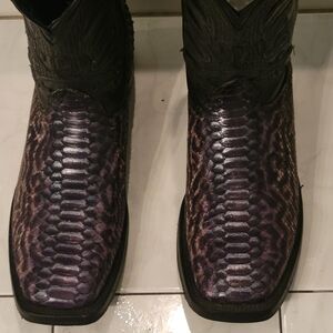 Texas Country Python Snakeskin Cowboy Boots